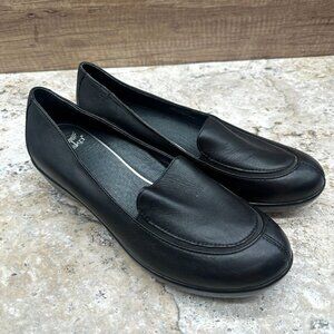 Dansko Debra Loafers Womens 39 US 8.5-9 Black Leather Slip On Comfort Shoes